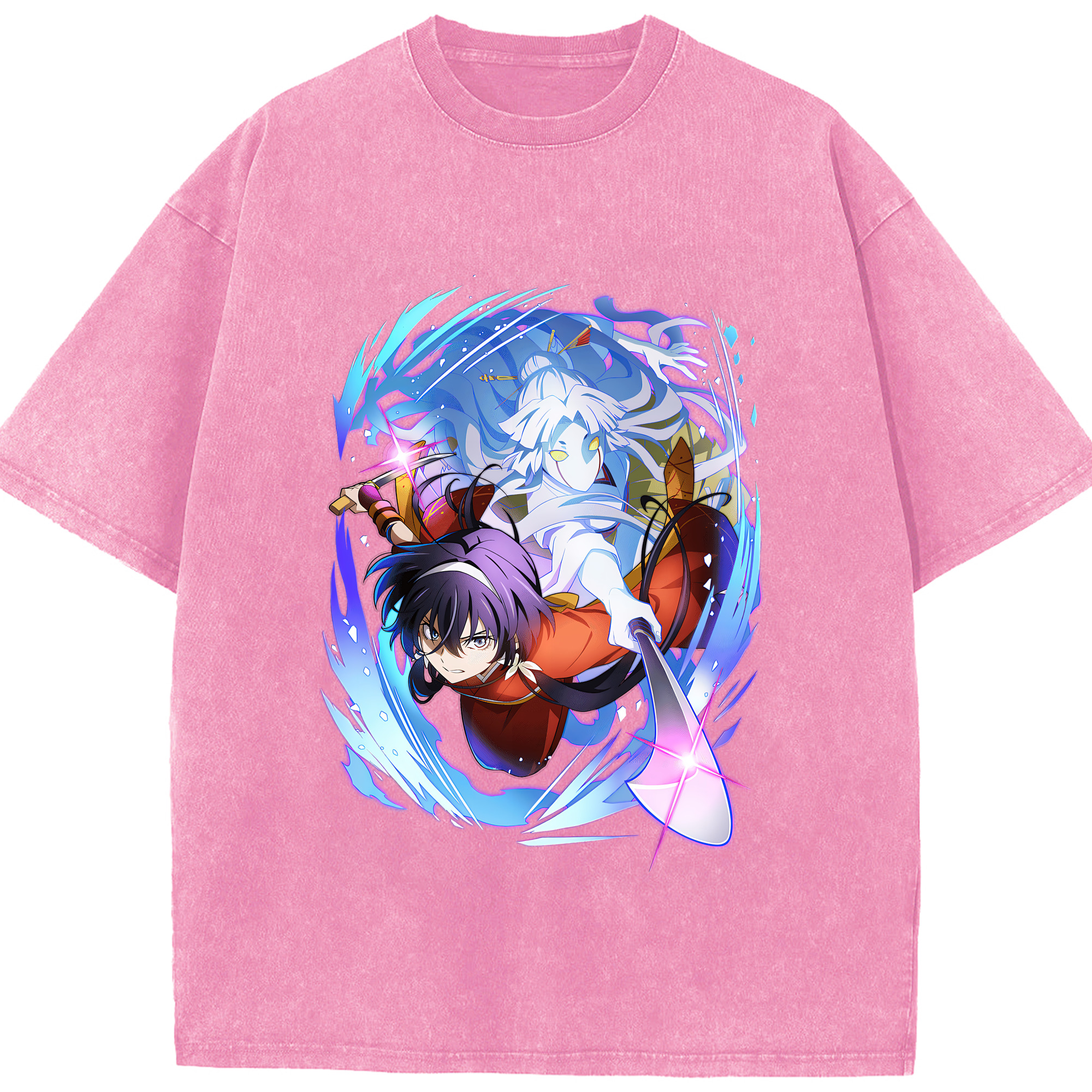 （画像用） 文豪ストレイドッグス Bungo Stray Dogs 綿100% ヴィンテージ風 半袖Tシャツ（フロントプリント）